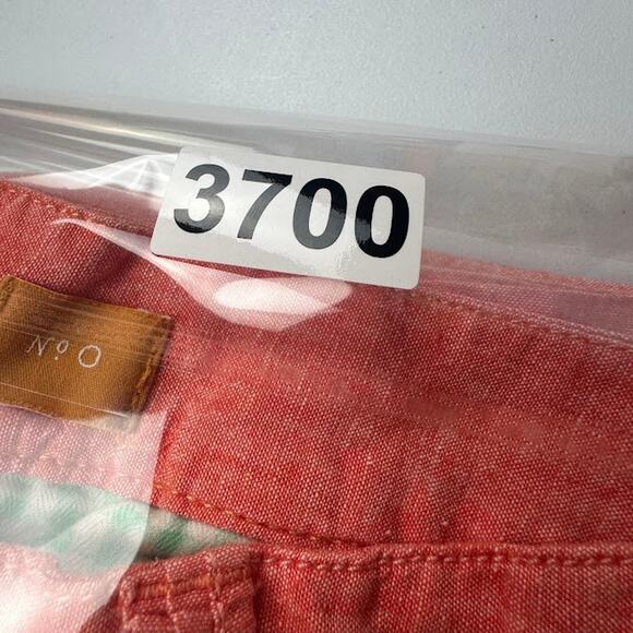 Pilcro Anthropologie Pants Women 0 Pink Linen Wide Leg Pockets Beach Boho Resort - Picture 12 of 12